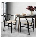 Dining Chairs Wooden Hans Black