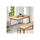 Dining Sets 1 Table And 1 Bench Chair Natural