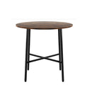 Dining Table Round Kitchen 4 Person Coffee 80Cm