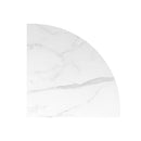 Dining Table Round Rubberwood Base White