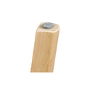 Dining Table Round Rubberwood Base White