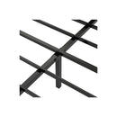 Bed Frame Steel Base with Headboard Grey