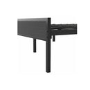 Bed Frame Steel Base with Headboard Grey