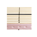 Floating Velvet Steel Bed Frame Rgb Led Light Pink