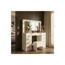 Dressing Table Led Makeup Mirror Stool Set Vanity 10 Drawers