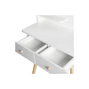 Dressing Table Stool Led Mirror White