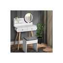 Dressing Table Stool Led Mirror White