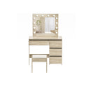 Dressing Table Stool Set Makeup Mirror Led