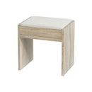 Dressing Table Stool Set Makeup Mirror Led