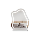 Dressing Table Stool Set With Mirror Led White