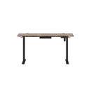 Electric Standing Desk Height Adjustable 140Cm Vintage Oak