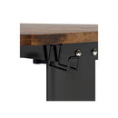 Electric Standing Desk Height Adjustable 140Cm Vintage Oak