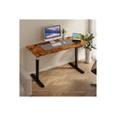 Electric Standing Desk Height Adjustable 140Cm Vintage Oak