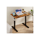 Electric Standing Desk Height Adjustable 90Cm Brown