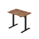 Electric Standing Desk Height Adjustable 90Cm Brown