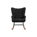 Fleece Rocking Chair Grey
