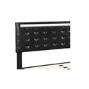 Floating Bed Frame Headboard Led Lights Mattress Base