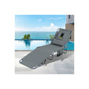 Foldable Beach Lounge Chairs With Face Hole