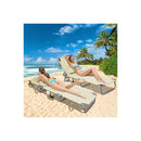Foldable Beach Lounge Chairs With Face Hole