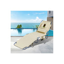 Foldable Beach Lounge Chairs With Face Hole