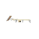 Foldable Lounge Chairs With Canopy Khaki