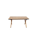 Folding Camping 1 Table And Chairs Set Oak