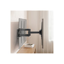 Full Motion Swivel Tilt Tv Wall Mount Bracket Black
