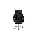Gaming Chair Office Computer Black Footrest