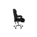 Gaming Chair Office Computer Black Footrest