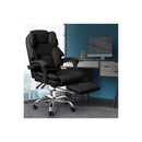 Gaming Chair Office Computer Black Footrest
