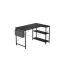L Shaped Industrial Style Computer Corner Desk 100Cm