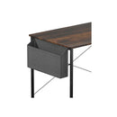 L Shaped Industrial Style Computer Corner Desk 100Cm