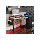 L Shaped Gaming Desk With Storage Drawers 140Cm