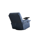 Microfibre Massage Chair Recliner Chairs Blue