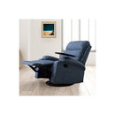 Microfibre Massage Chair Recliner Chairs Blue