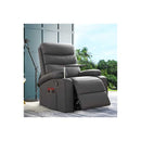 Faux Leather Massage Chair Recliner Chairs Grey