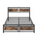Metal Bed Frame Queen Mattress