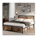 Metal Bed Frame Queen Mattress