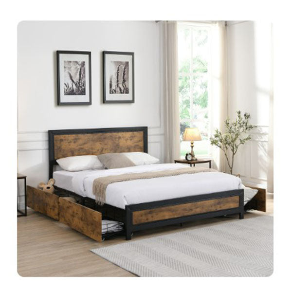 Metal Bed Frame Double Mattress