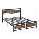Metal Bed Frame Queen Mattress