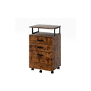 Mobile File Cabinet 3 Drawers Home Office Desk