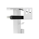 Mobile Standing Desk Adjustable Height Table With Keyboard Tray