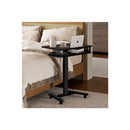 Mobile Standing Desk Adjustable Height Table With Keyboard Tray