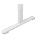 Motorised Standing Desk Frame White Single Motor