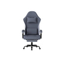 Office Chair High Back Pu Leather Gaming Chair Grey