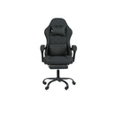 Office Chair High Back Suede Fabric Gaming Chair Deep Grey