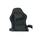 Office Chair High Back Suede Fabric Gaming Chair Deep Grey