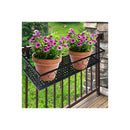Plant Stand Outdoor Indoor Home Black Rectangle