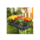 Plant Stand Outdoor Indoor Home Black Rectangle