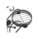 Plant Stand Outdoor Indoor Metal Black